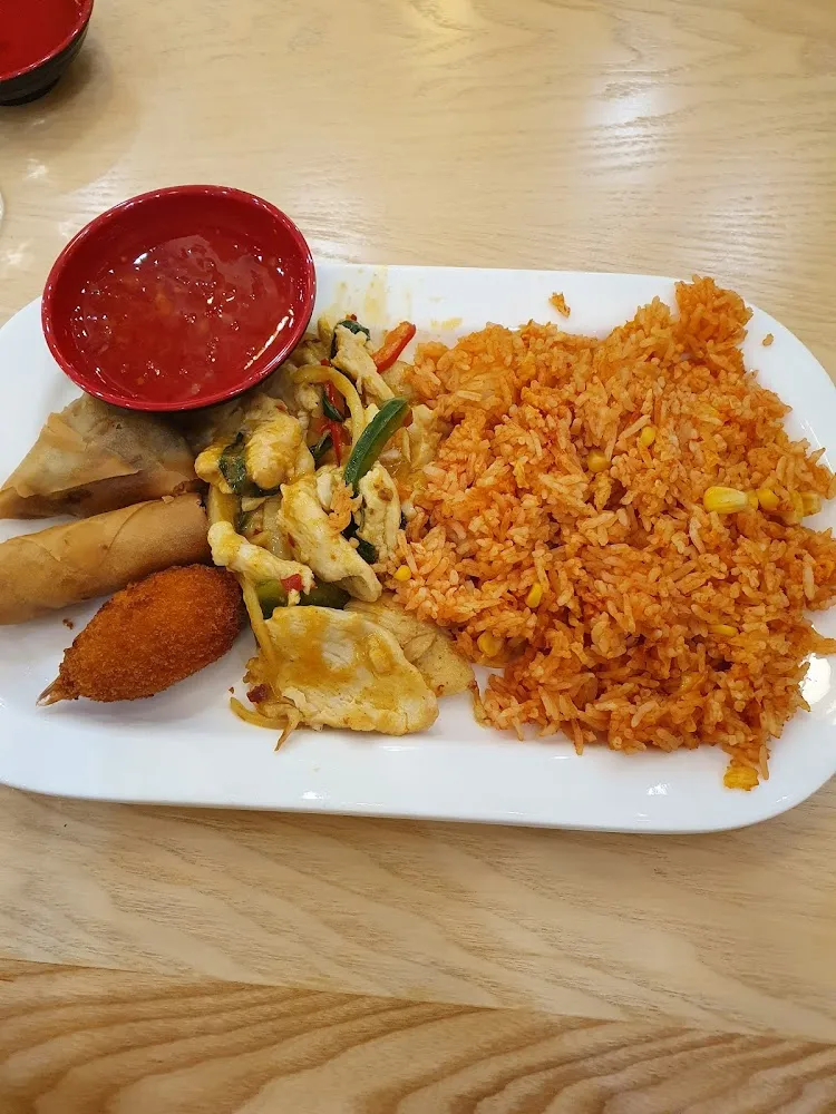 Riz Thaï Et Poulet Basilique